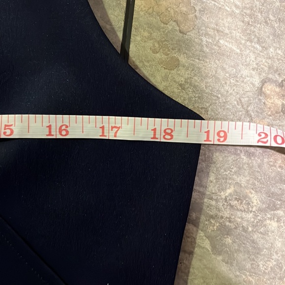 NWT Michael Kors Size L Navy and Gold Dress - Picture 6 of 7